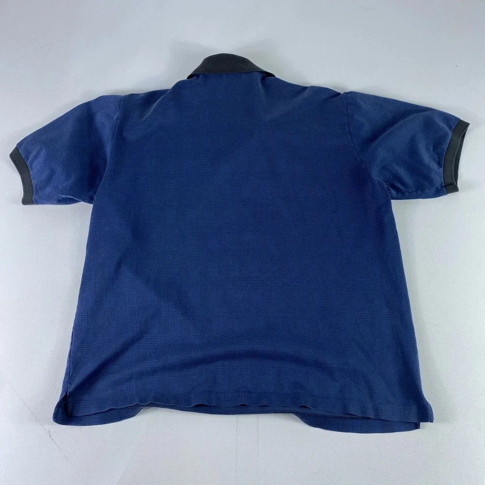 Hugo‎ Boss Polo Shirt Mens Large Blue Performance Italy Southpointe Golf Club